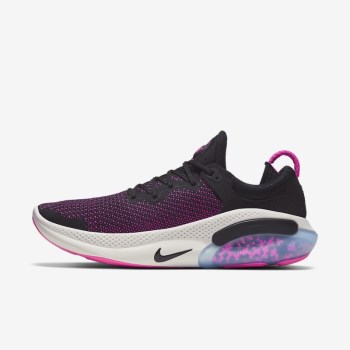 Nike Joyride Run Flyknit - Férfi Futócipő - Fekete/Sötét Szürke/Rózsaszín/Fekete